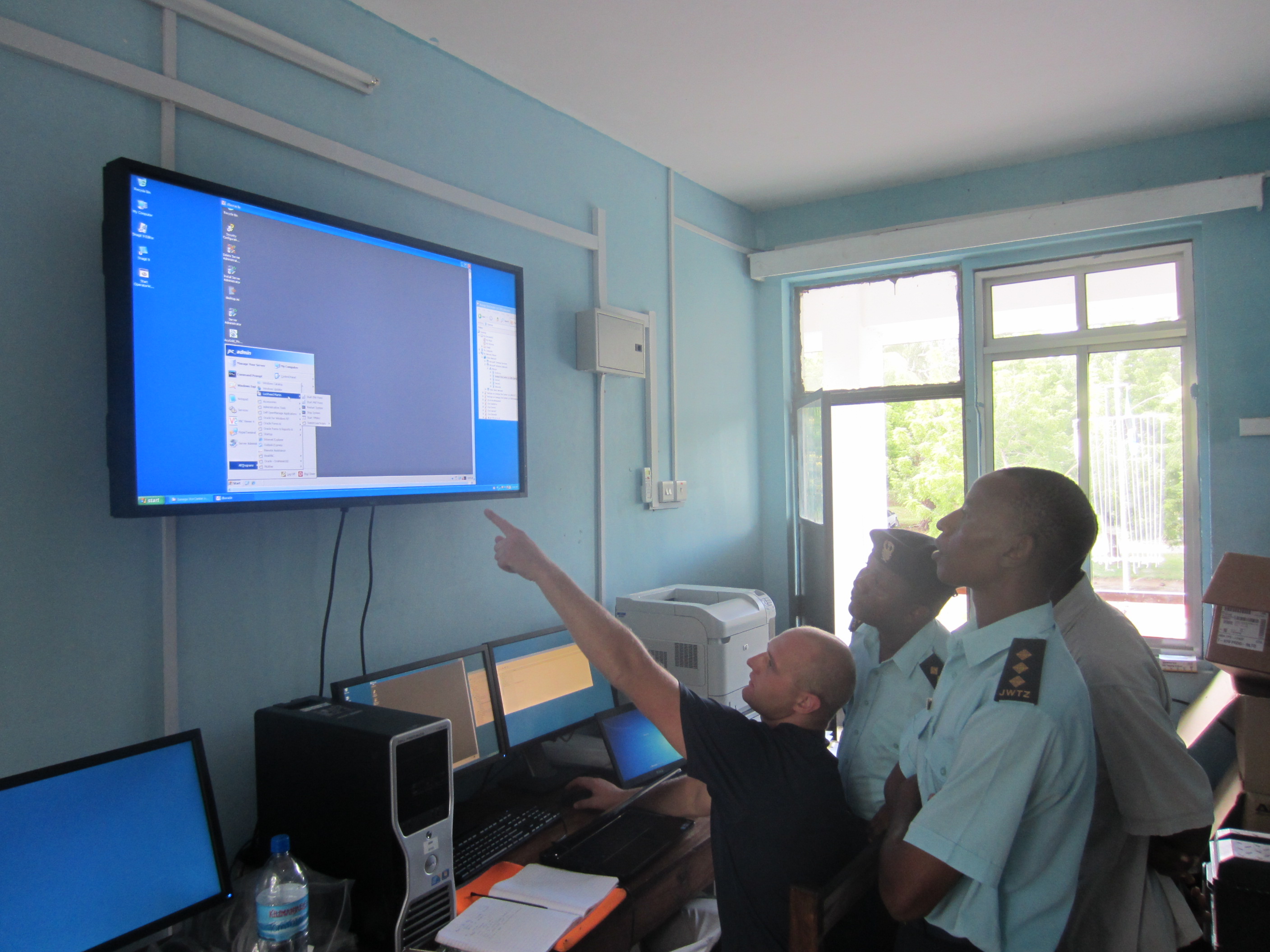 Operation center training for Border and Coastal Surveillance 